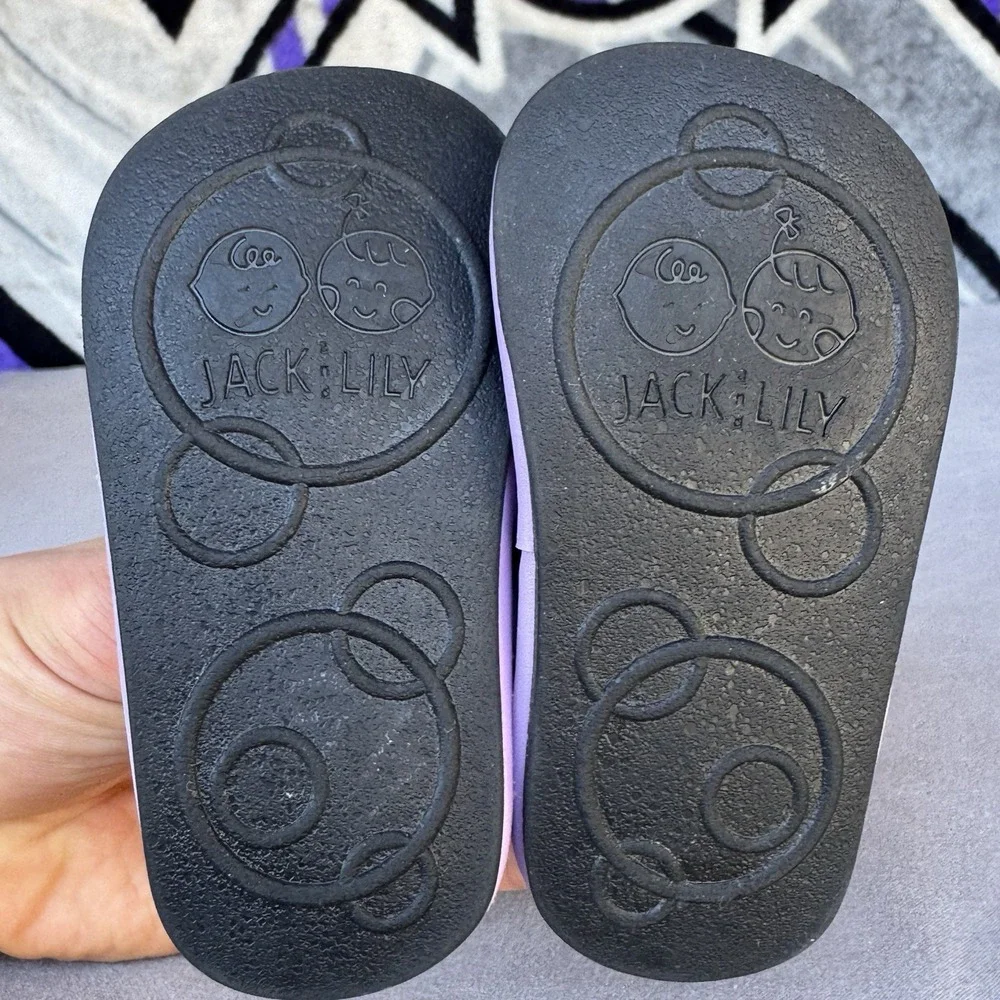 Size 6-12 Month - Baby sandals Purple‎ Jack and Lilly